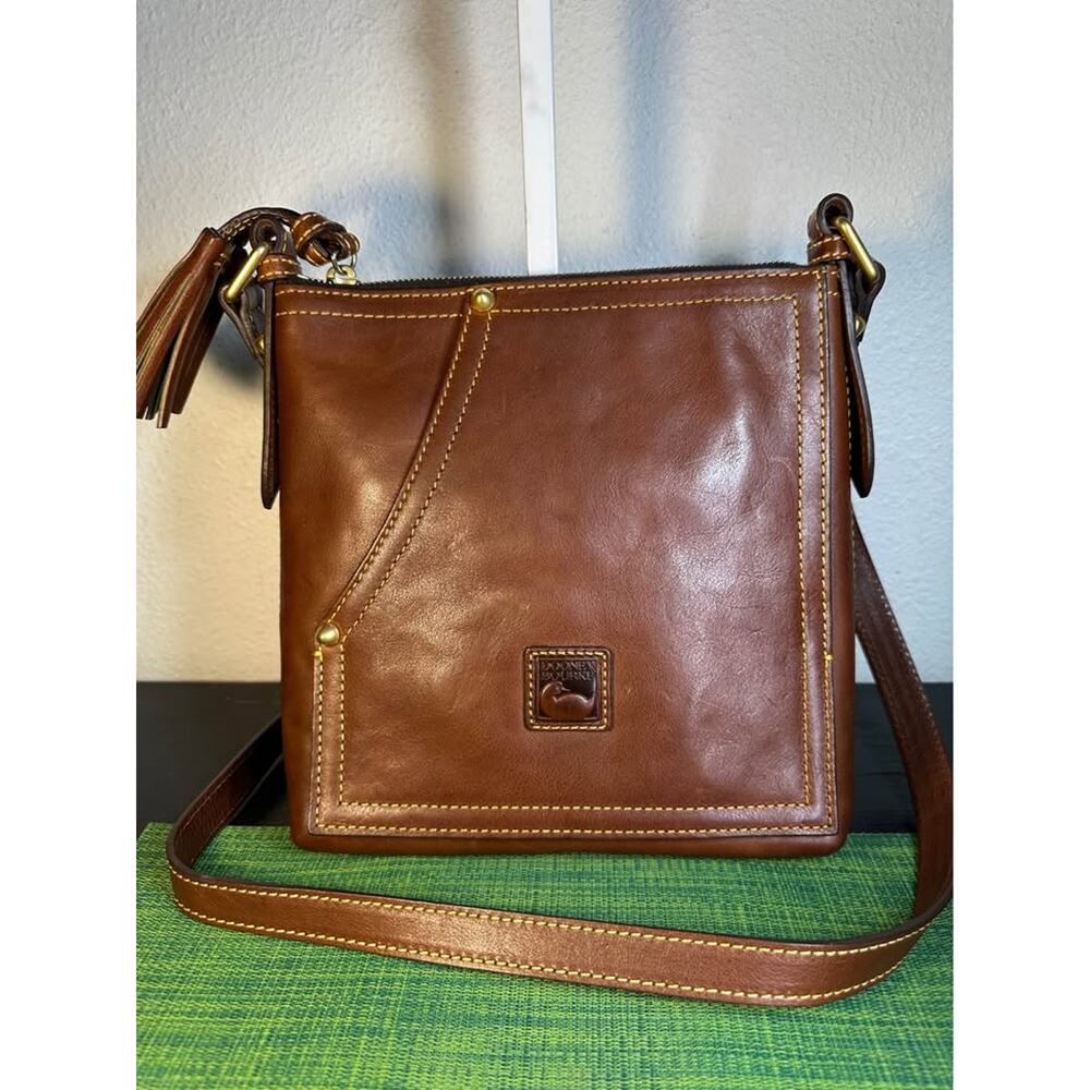 Dooney & Bourke Florentine Leather Crossbody Bag - Picture 2 of 10